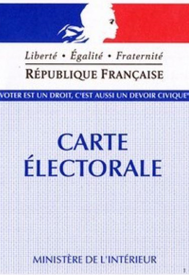 Demande d’inscription sur les listes électorales